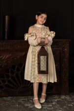 فستان أطفال بتصميم تراثي ملوّن فاخر