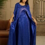 جلابية فاخرة بتصميم الكاب المطرّز